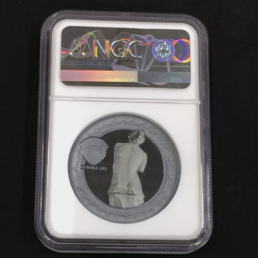 NGC鑑定品 PF 70 ULTRA CAMEO パラオ 2017 永遠の彫刻 ミロのヴィーナス シルバー コイン 10ドル 5781821-006